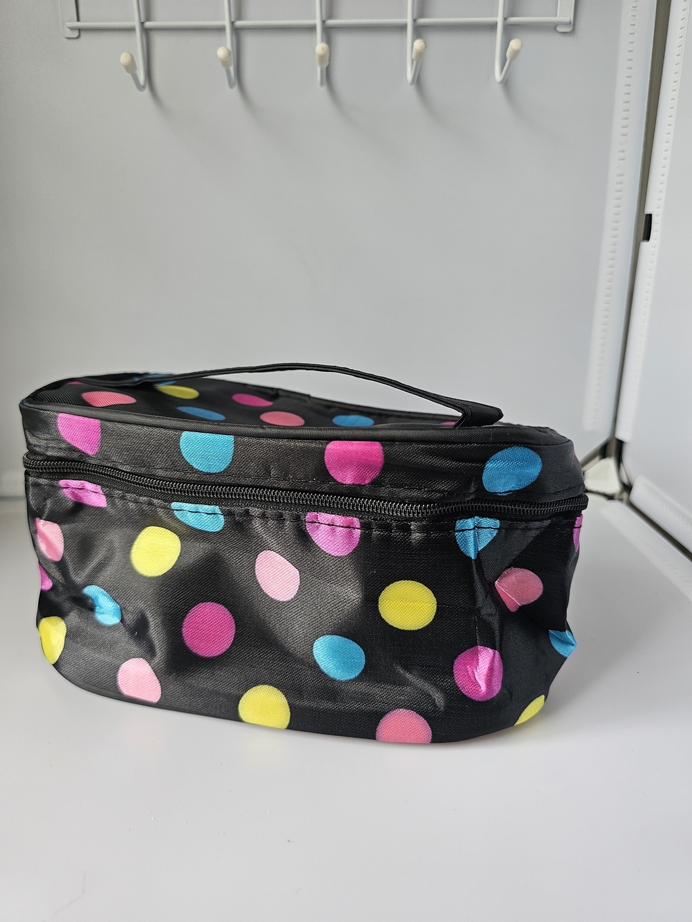 Polka Dot Cosmetic Bag - Multicolor Dots